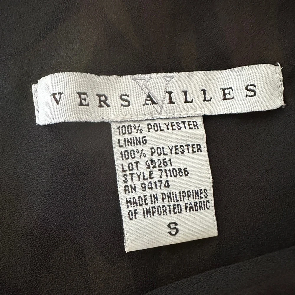 Versailles Layered Stretch Waist Pullover Tropical Floral Skirt S - Picture 7 of 7